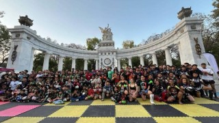 Realiza Autoridad del Centro Histórico clase de Muay Thai para impulsar una práctica deportiva saludable