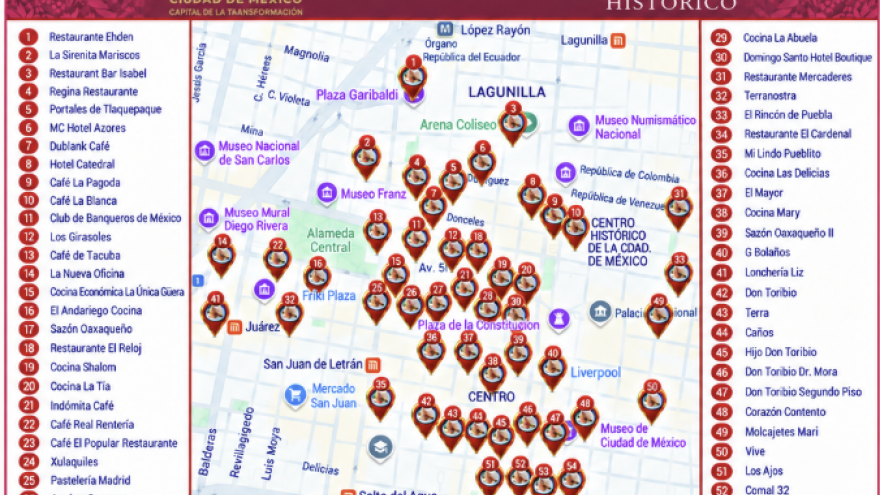 Ruta Nogada del Centro Historico