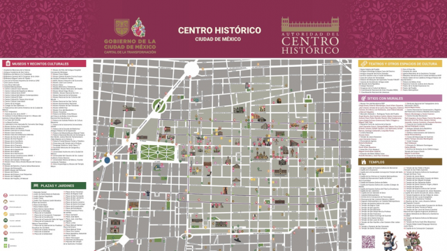 Mapa Interactivo de los Recintos Culturales del Centro Historico